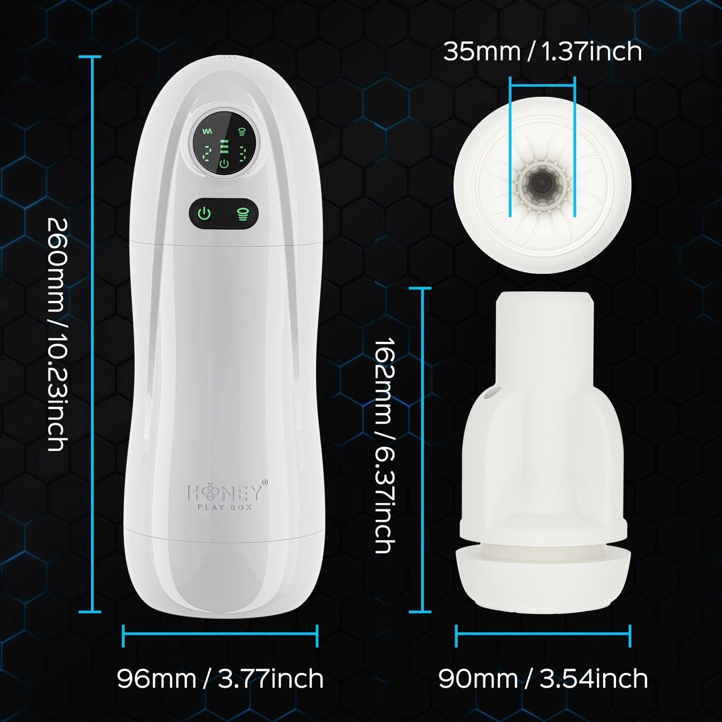 Hearteninghub ™ Automatic Sucking Vibrating Male Masturbator Blowjob Sex Toy