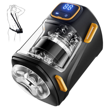 Hearteninghub ™  Wearable Male Masturbation Cup Thrusting 300 Thrusts/Min Stroker