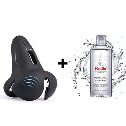 Hearteninghub ™  App Control Double Stimulation Well Wrapped Vibrating Cock Ring