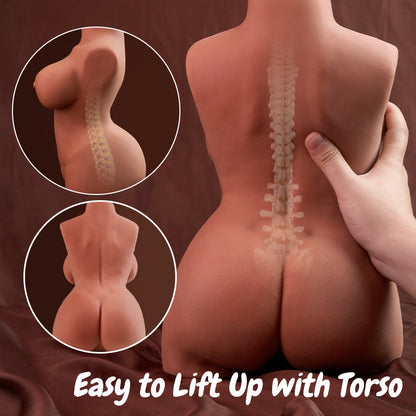 Hearteninghub ™ Acmejoy - Dual Entry Lifelike Doll Masturbator Sex Torso