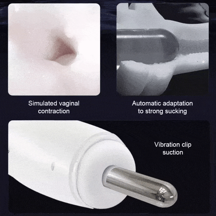 Hearteninghub ™ Automatic 7 Sucking and 7 Vibrating Male Masturbator