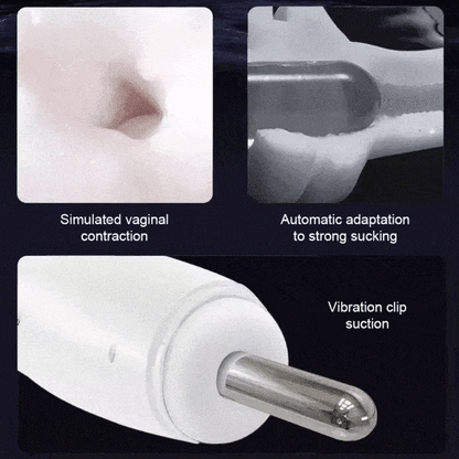 Hearteninghub ™ Automatic 7 Sucking and 7 Vibrating Male Masturbator