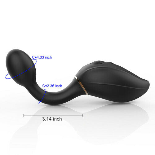 Hearteninghub ™ 7 Frequencies Inflatable Expansion Vagina Anal Vibrator