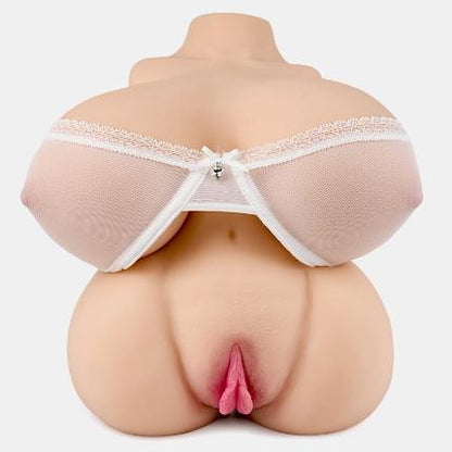 Hearteninghub ™ Monica - Dual Channels Large Droplet Breasts Masturbator