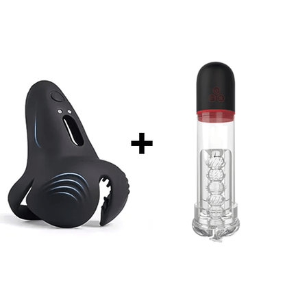 Hearteninghub ™  App Control Double Stimulation Well Wrapped Vibrating Cock Ring