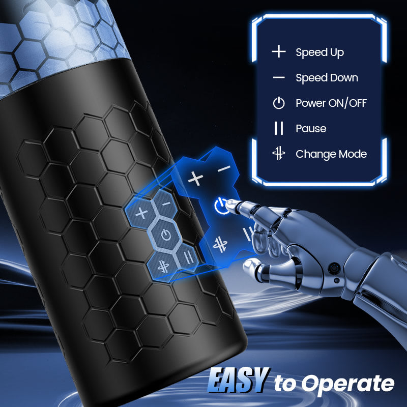 Hearteninghub ™  ACMEJOY - Thrusting Spinning Male Masturbator