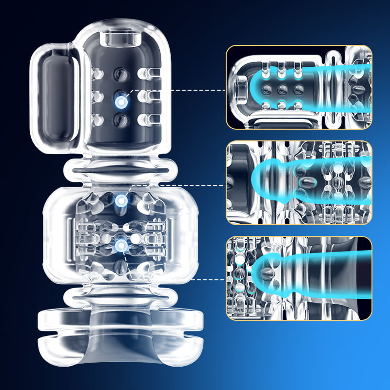 Hearteninghub ™  Wearable Male Masturbation Cup Thrusting 300 Thrusts/Min Stroker