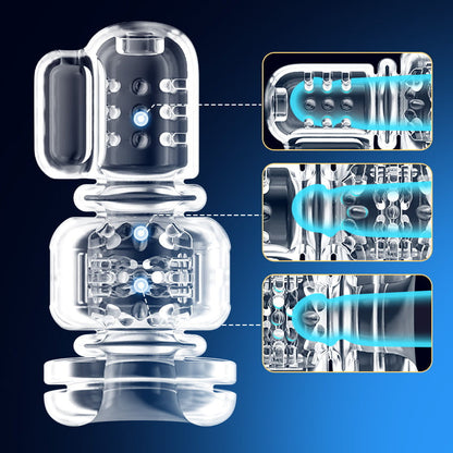 Hearteninghub ™  Wearable Male Masturbation Cup Thrusting 300 Thrusts/Min Stroker