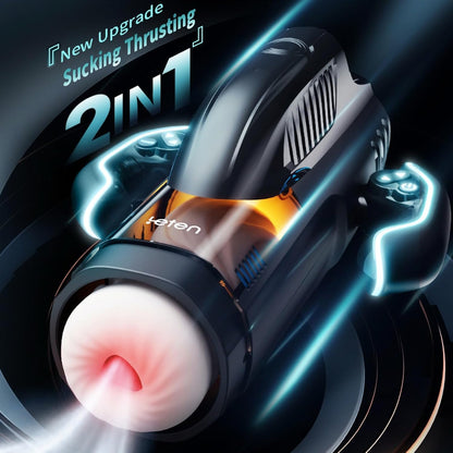 Hearteninghub ™ LETEN 10*5 Adjustable Modes Sucking Thrusting Heating Stroker