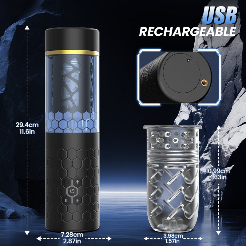 Hearteninghub ™  ACMEJOY - Thrusting Spinning Male Masturbator