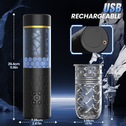 Hearteninghub ™  ACMEJOY - Thrusting Spinning Male Masturbator