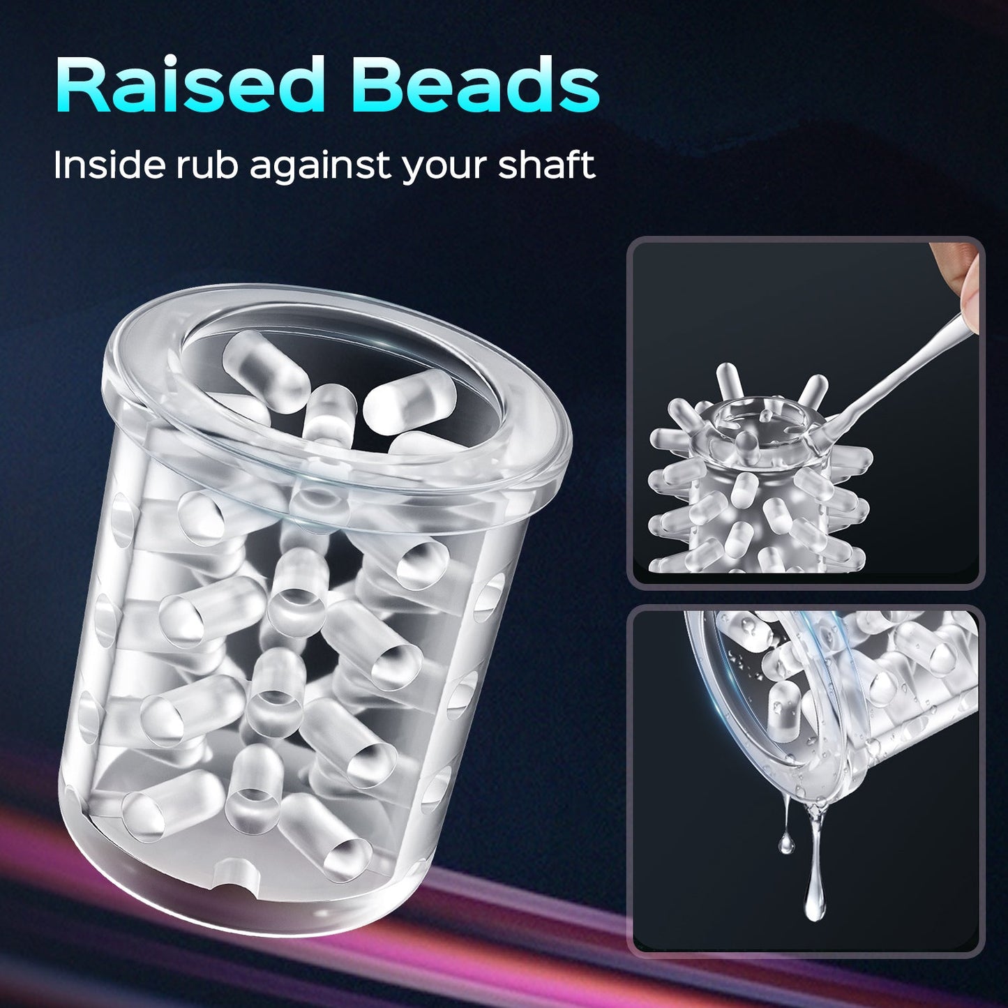 Hearteninghub ™ Automatic Rotating and Thrusting Suction Cup Masturbator