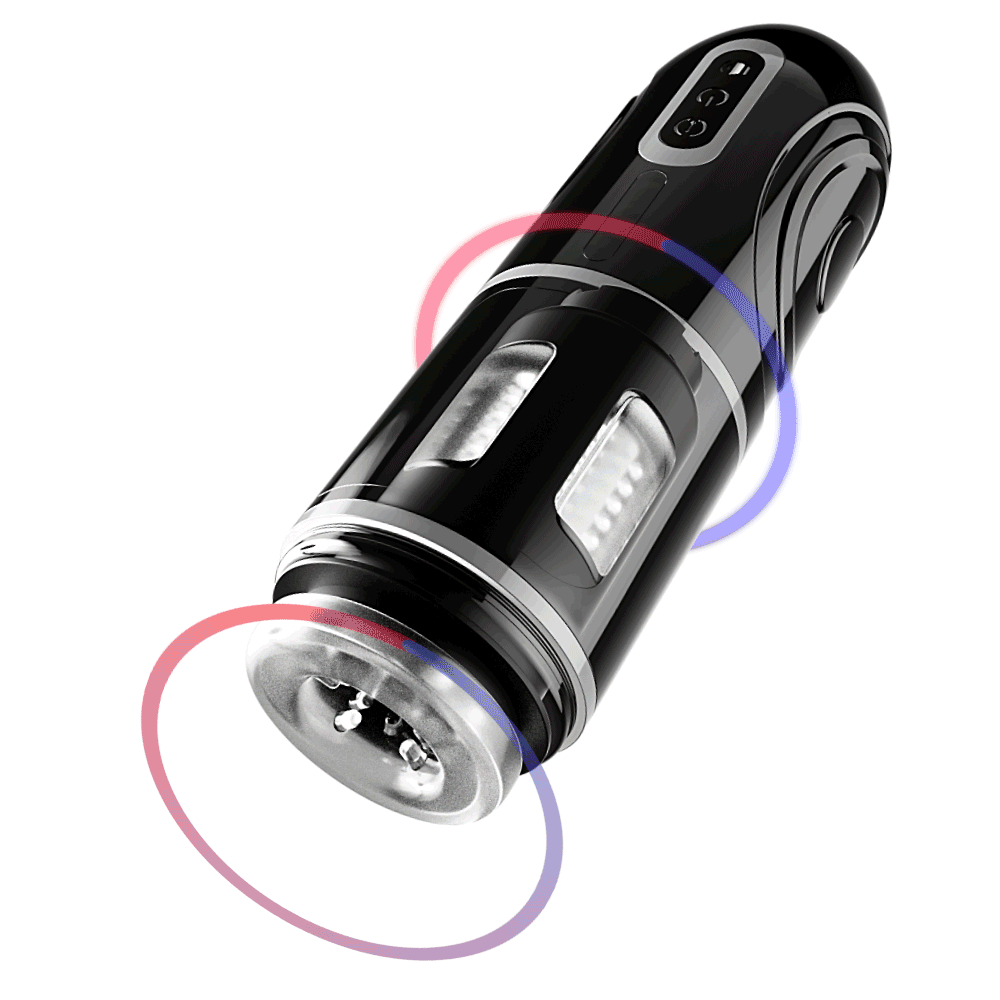 Hearteninghub ™ Automatic Rotating and Thrusting Suction Cup Masturbator