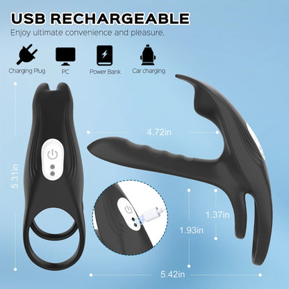 Hearteninghub ™  Vibrating Girth Enhancer Penis Sleeves 