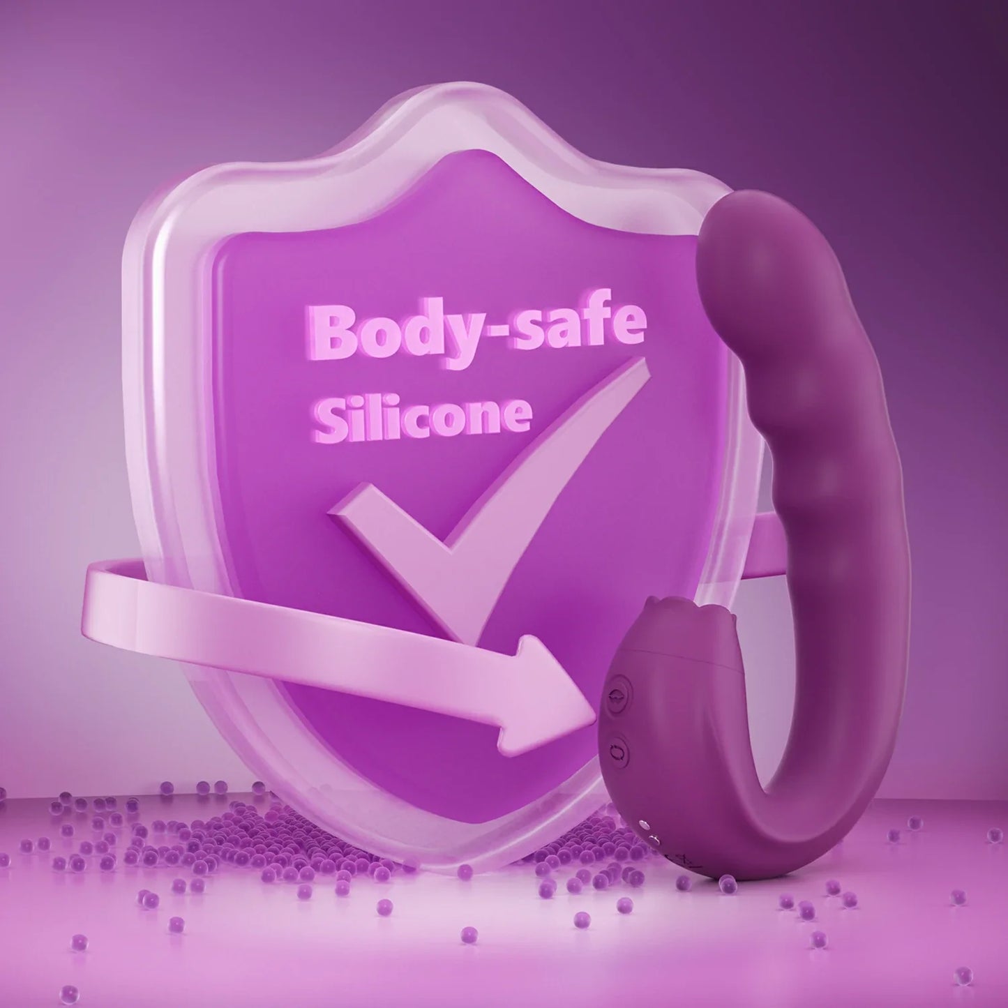 Hearteninghub ™  G Spot Vibrator With Rotating Head & Vibrating Tongue