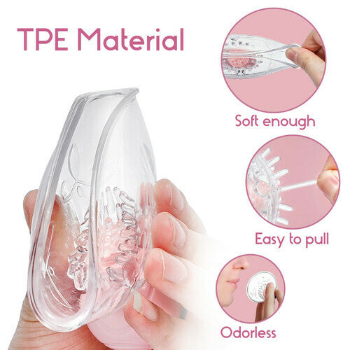 Hearteninghub ™ 10 Vibrating 360° Rotational Stimulation Nipple & Pussy Sucker