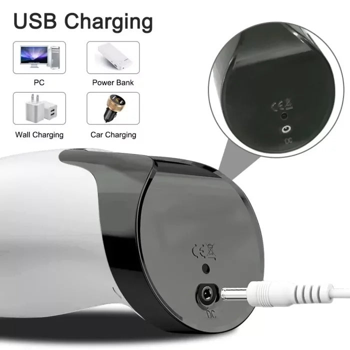 Hearteninghub ™ Automatic 7 Sucking and 7 Vibrating Male Masturbator