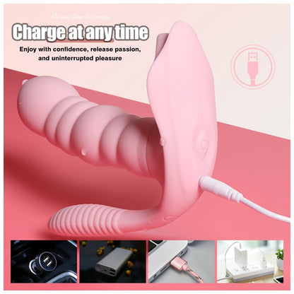 Hearteninghub ™ Best 10 Speed Portable G Spot Wearable Vibrator for Female