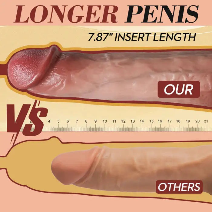 Hearteninghub ™ 8 Thrusting 8 Vibrating Intelligent Heating Lifelike Dildo 10.04 Inch