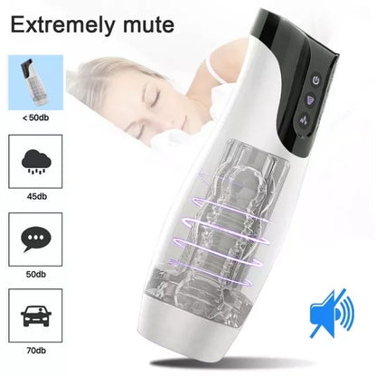 Hearteninghub ™ Automatic 7 Sucking and 7 Vibrating Male Masturbator