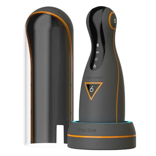 Hearteninghub ™  Automatic Sucking & Heating Masturbator | 6 Vibration + 4 Suction Modes | LED Touch Control